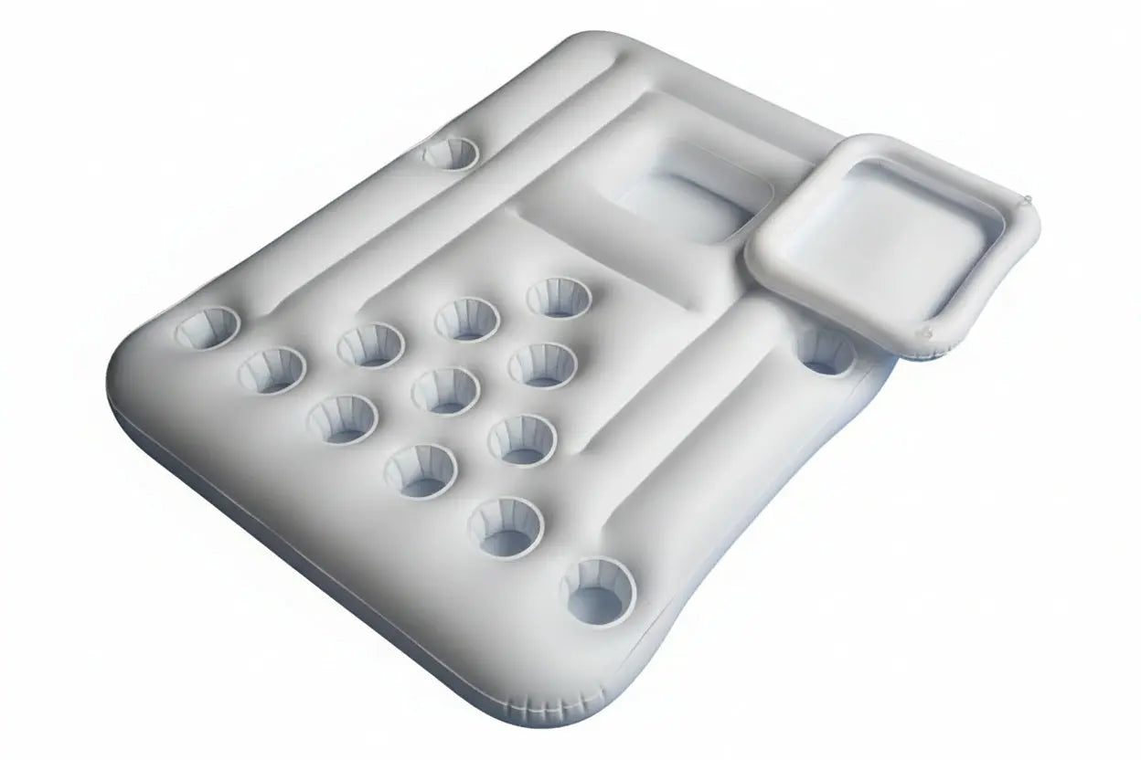 Inflatable Beer Pong Table Pool Float Recreational Fun