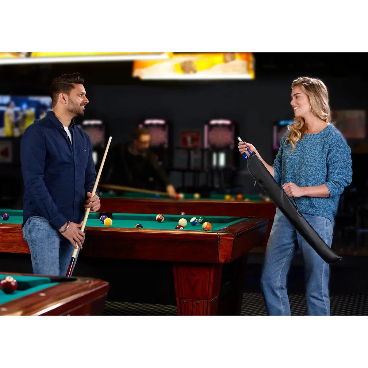 American Classic Black Naugahyde Cue Case American Classic