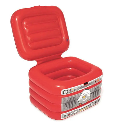 Inflatable Record Player Pool Float Recreational Fun