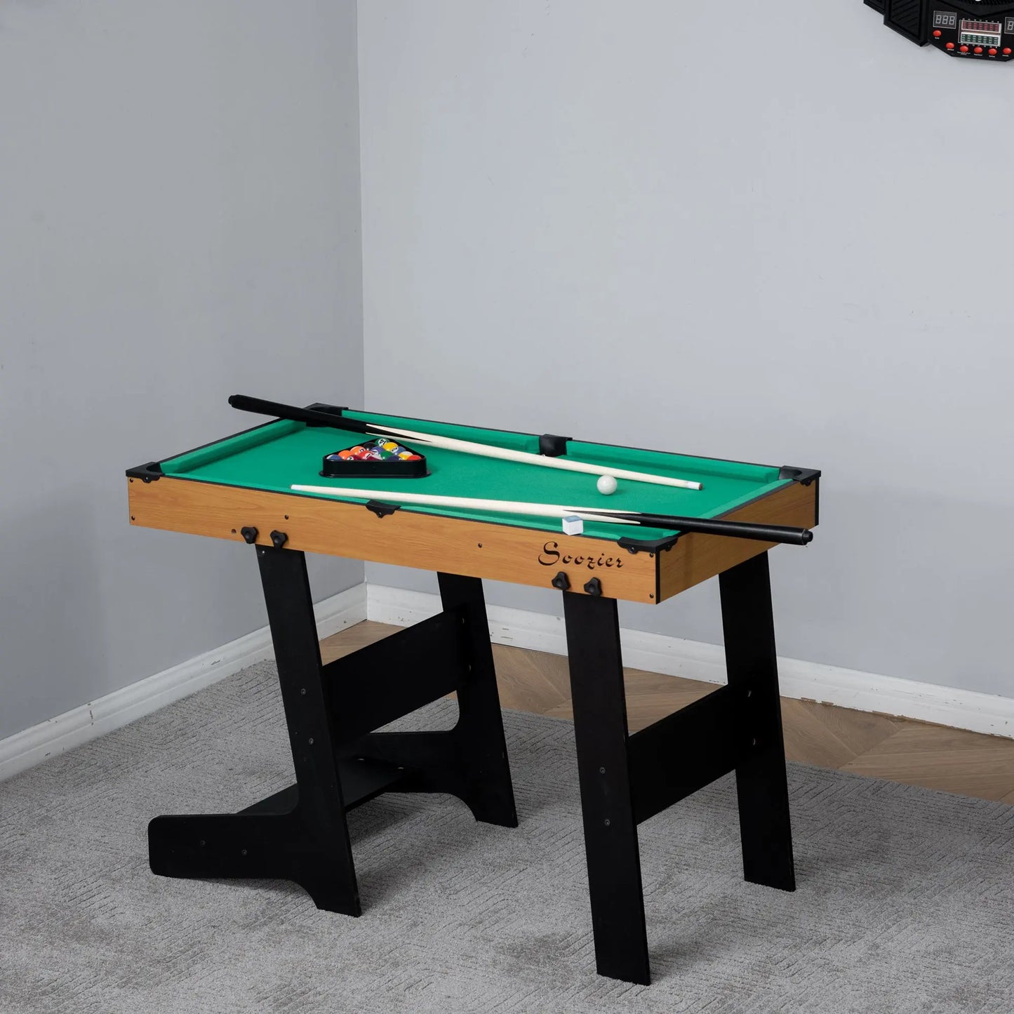 52" Portable Folding Pool Table Recreational Fun