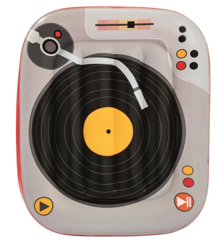 Inflatable Record Player Pool Float Recreational Fun