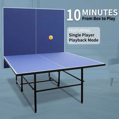 9ft Foldable Ping Pong Table Set Recreational Fun