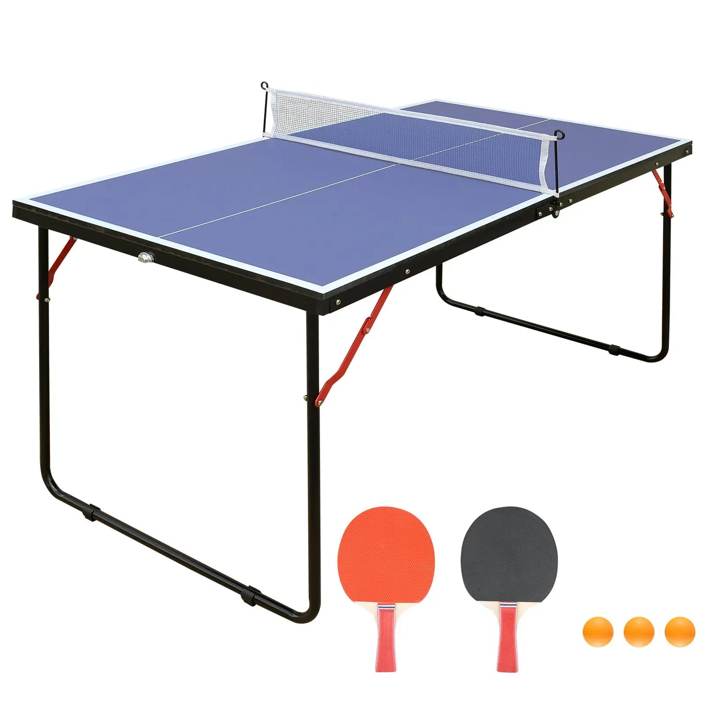 Foldable Table Tennis Set Recreational Fun