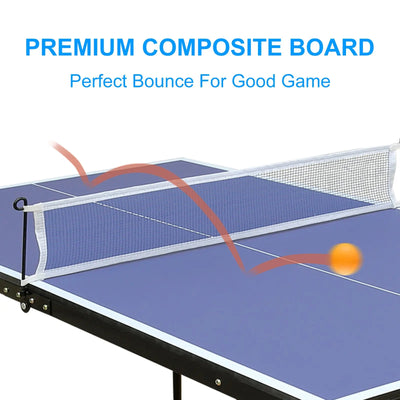 Foldable Table Tennis Set Recreational Fun