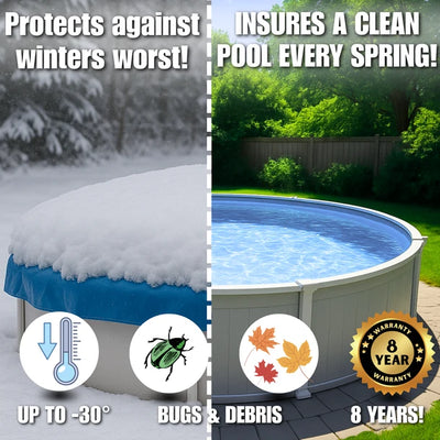 Unrippable Above Ground Premium Winter Covers - Round Freetime Fun