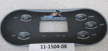 Artesian Spas Control Panel Overlay - Tonga TP600U 1 Pump