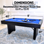 The Ashford 6' Portable Folding Pool Table Freetime Fun