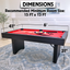 The Ashford 6' Portable Folding Pool Table Freetime Fun