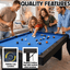 The Ashford 6' Portable Folding Pool Table Freetime Fun