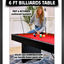 The Ashford 6' Portable Folding Pool Table Freetime Fun