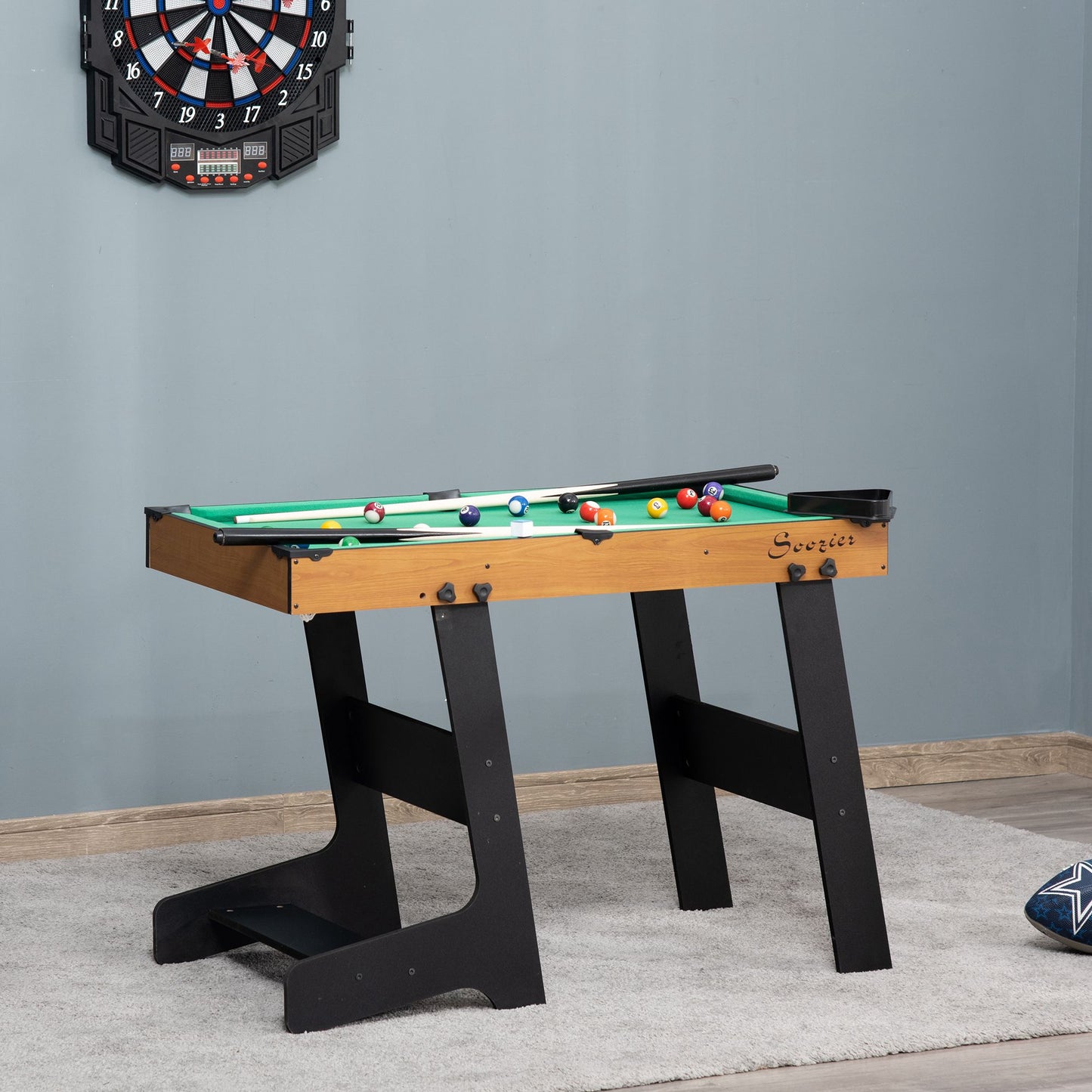 52" Portable Folding Pool Table