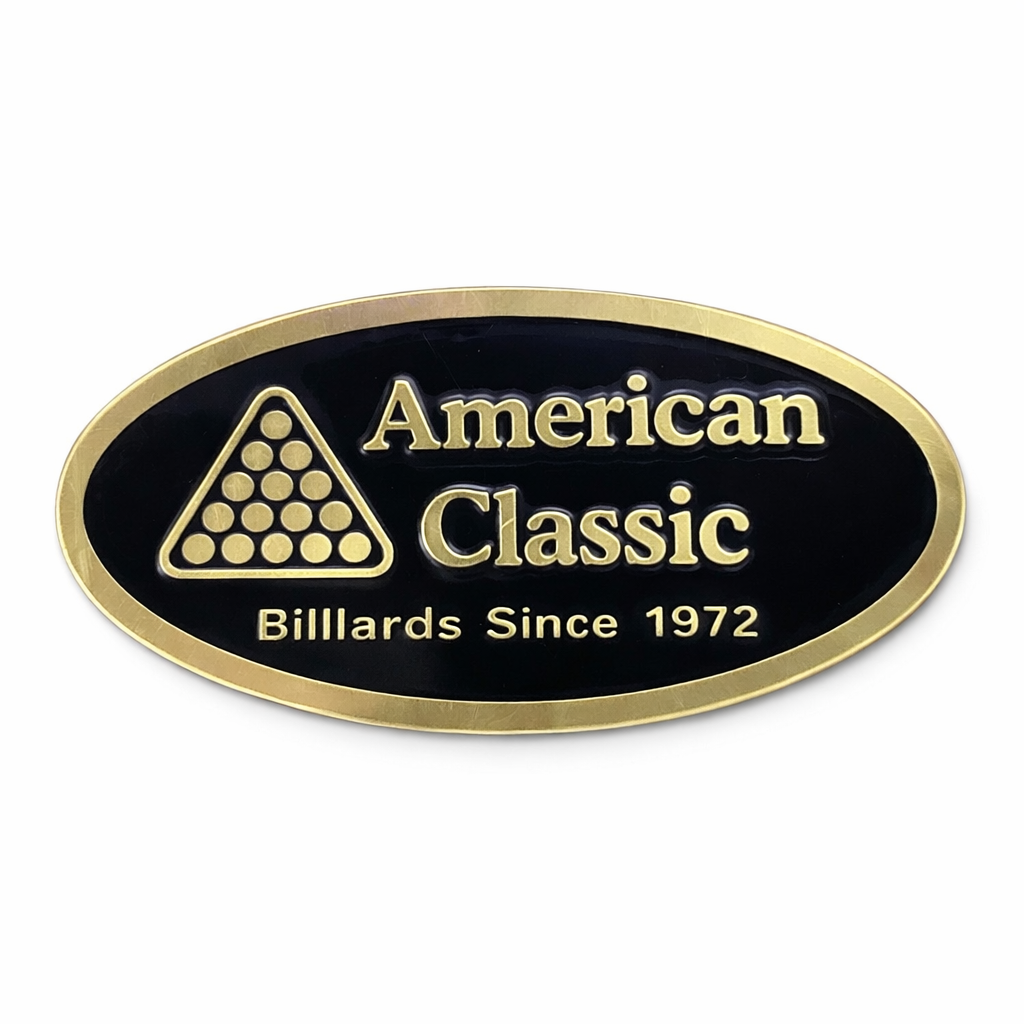 American Classic Nameplate - Brass Plated