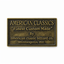 American Classic Nameplate - Solid Brass