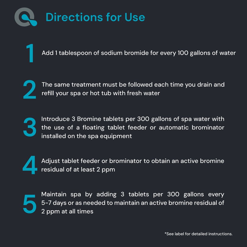 Bromine Tablets for Hot Tub AquaDoc