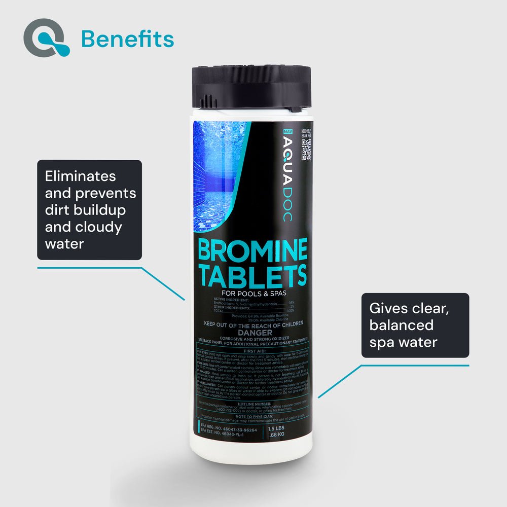 Bromine Tablets for Hot Tub AquaDoc