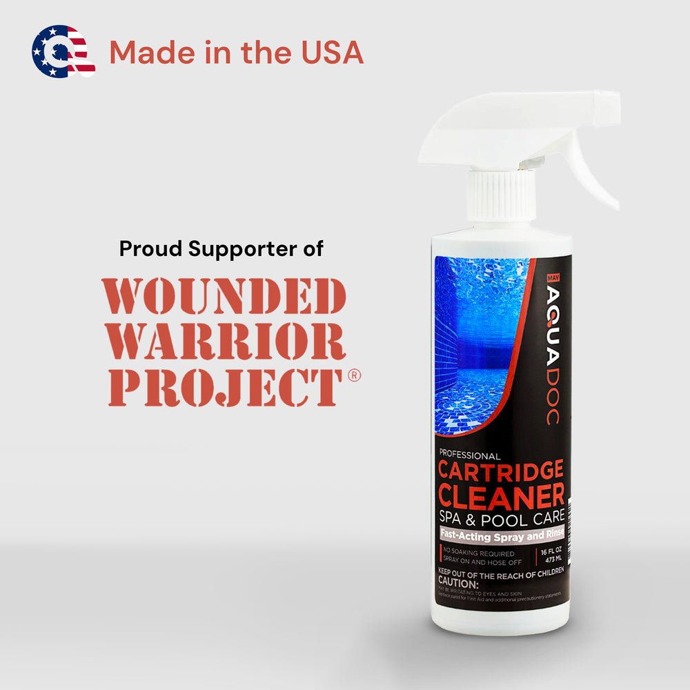 AquaDoc Pool & Spa Cartridge Cleaner Spray – Pool Filter Cleaner AquaDoc