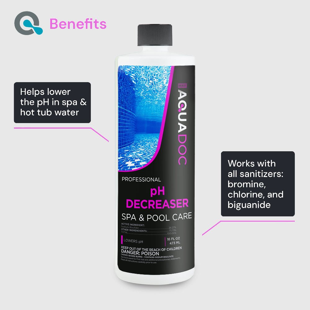 pH Decreaser for Hot Tub AquaDoc