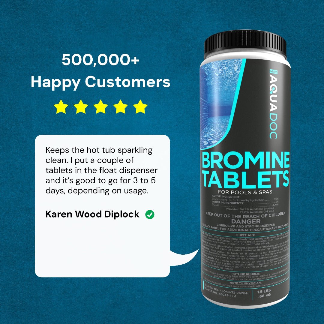 Bromine Tablets for Hot Tub AquaDoc