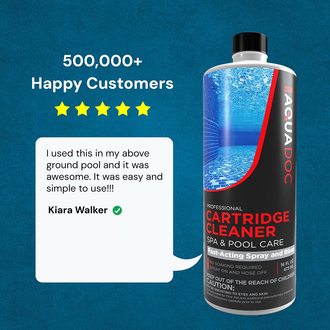 AquaDoc Pool & Spa Cartridge Cleaner Spray – Pool Filter Cleaner AquaDoc