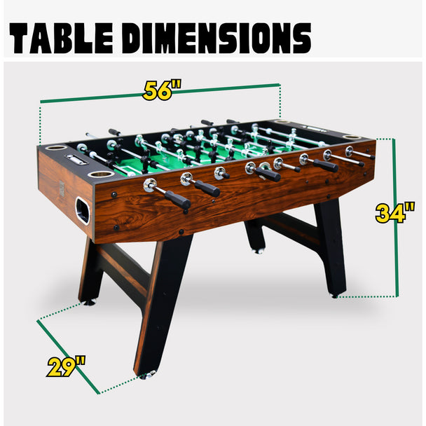 The Avenger 56" Foosball Table Freetime Fun