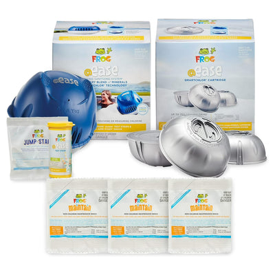 FROG @ease Floating Sanitizer + SmartChlor + Maintain Shock Kit