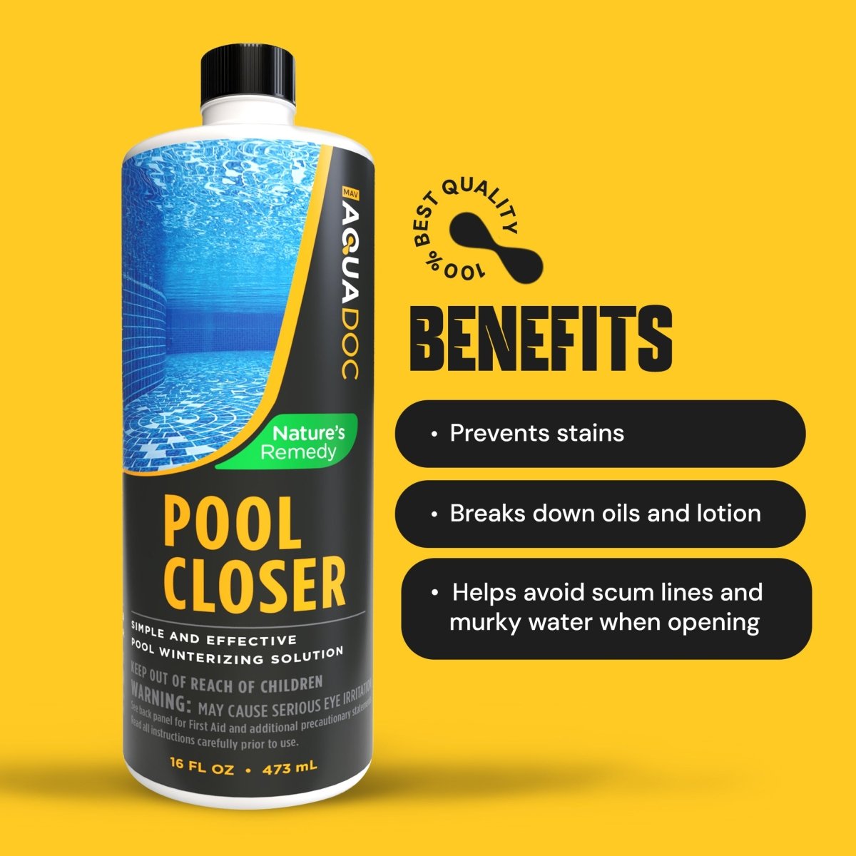 Pool Closer - All-in-one Pool Winter Closing Kit AquaDoc