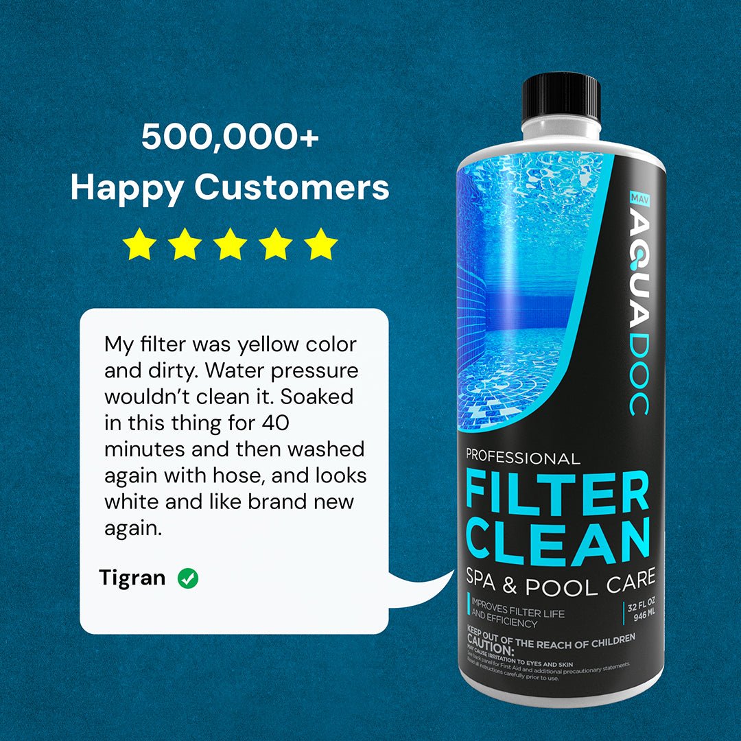 Hot Tub & Spa Filter Cleaner AquaDoc