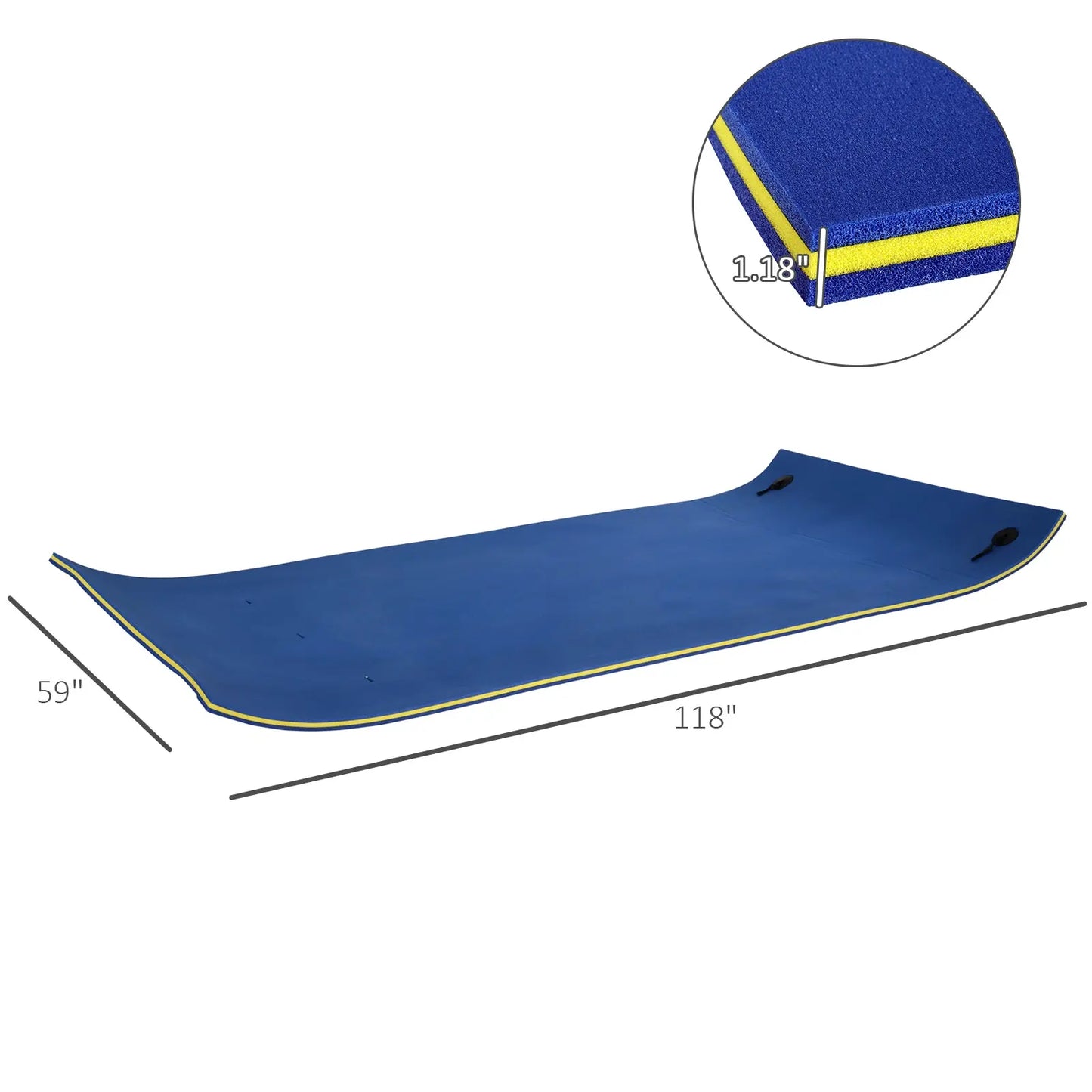 Pool Floating Water Mat Recreational Fun