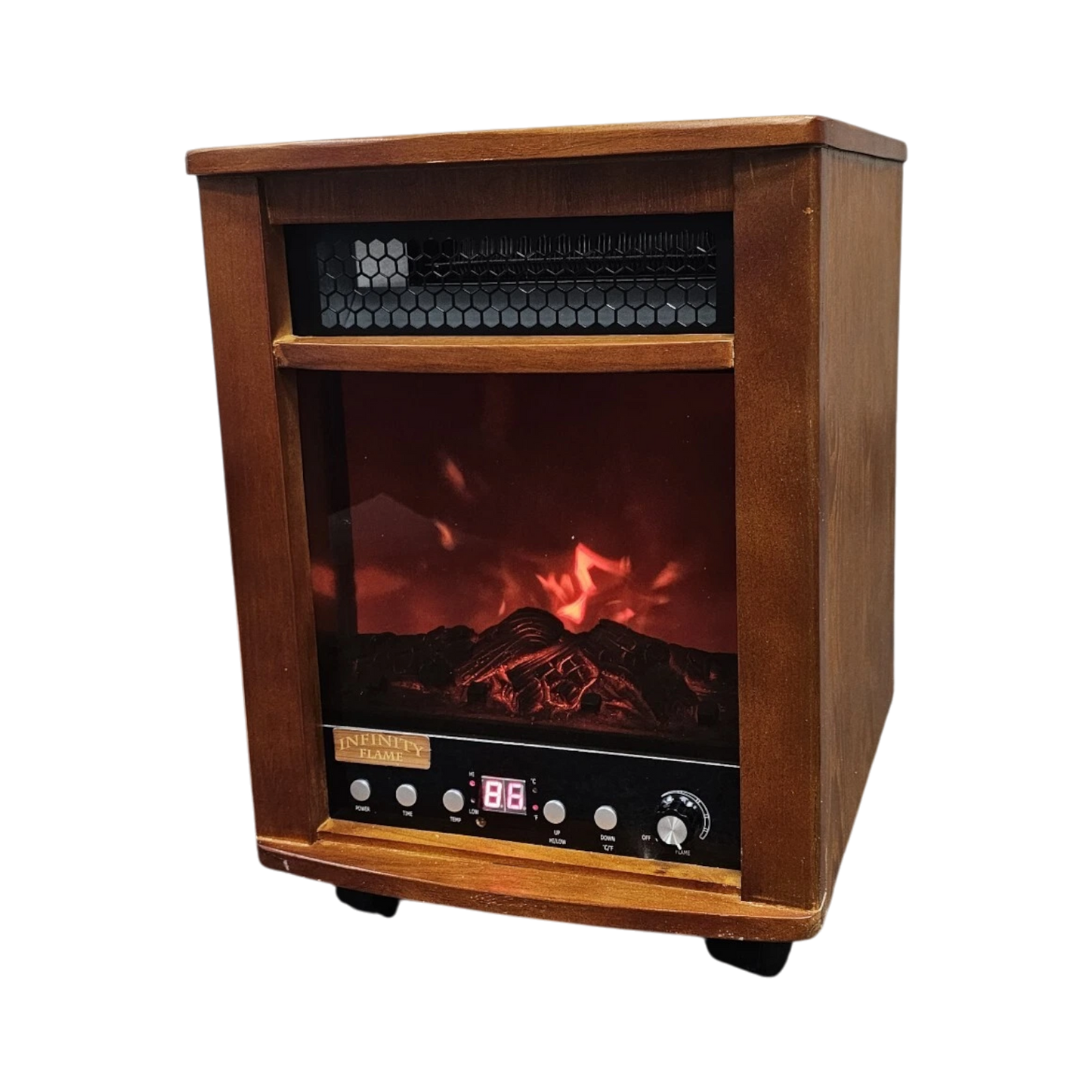 Infinity Flame Fireplace Space Heater