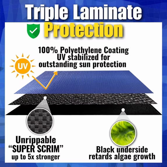 Unrippable Above Ground Premium Winter Covers - Round Freetime Fun