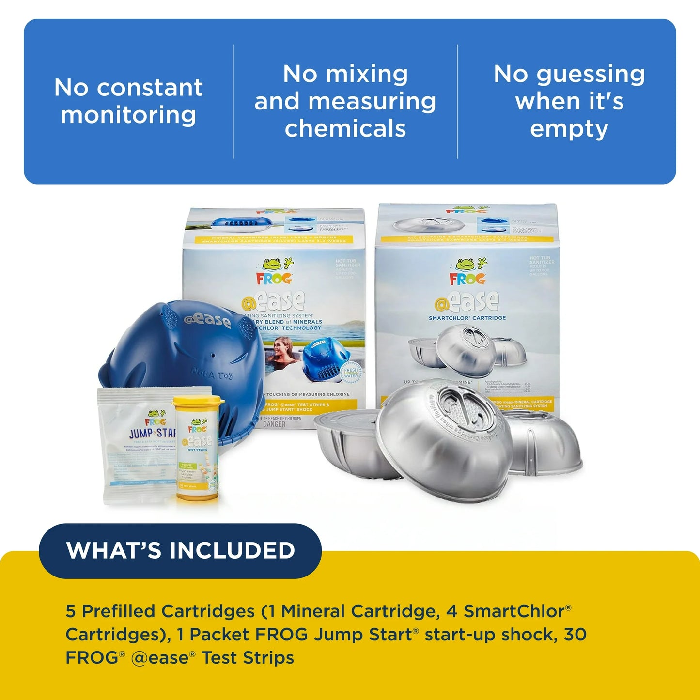 FROG @ease Floating Sanitizer + SmartChlor Kit