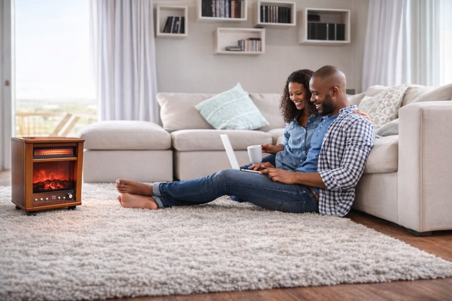 Infinity Flame Fireplace Space Heater