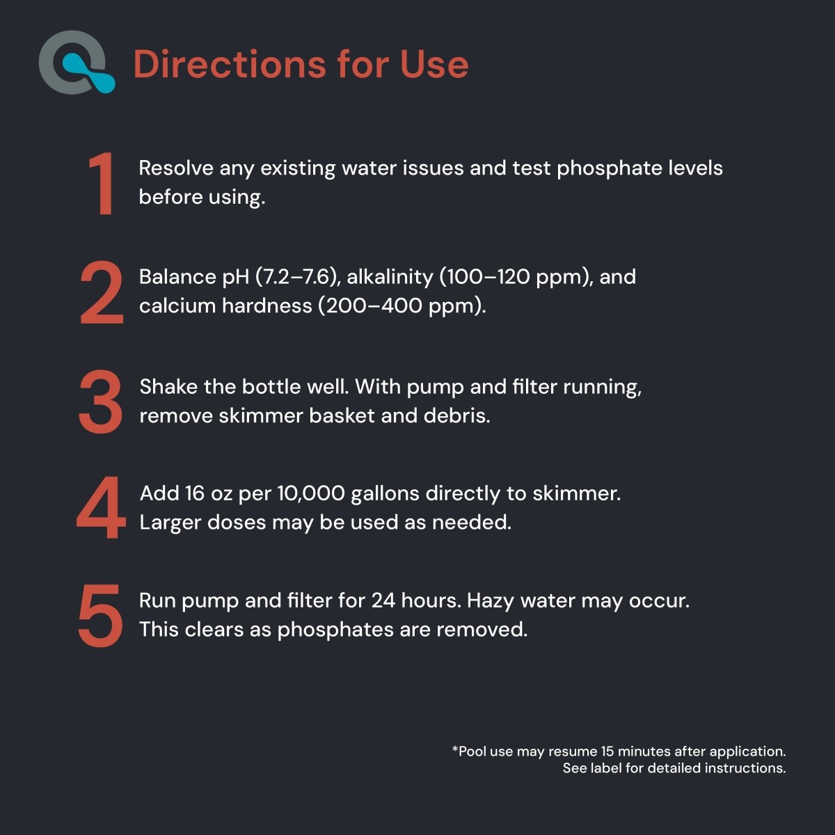Phosphate Remover for Saltwater Pools AquaDoc