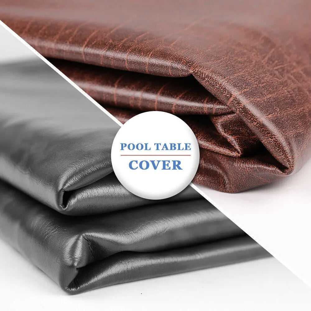 7/8ft Leatherette Pool Table Cover American Classic