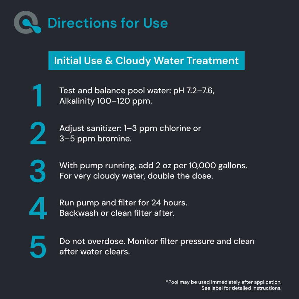 Pool Clarifier for Saltwater Pools AquaDoc