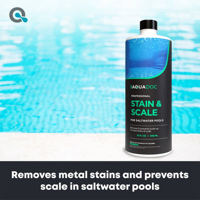Stain and Scale Remover for Saltwater Pools AquaDoc
