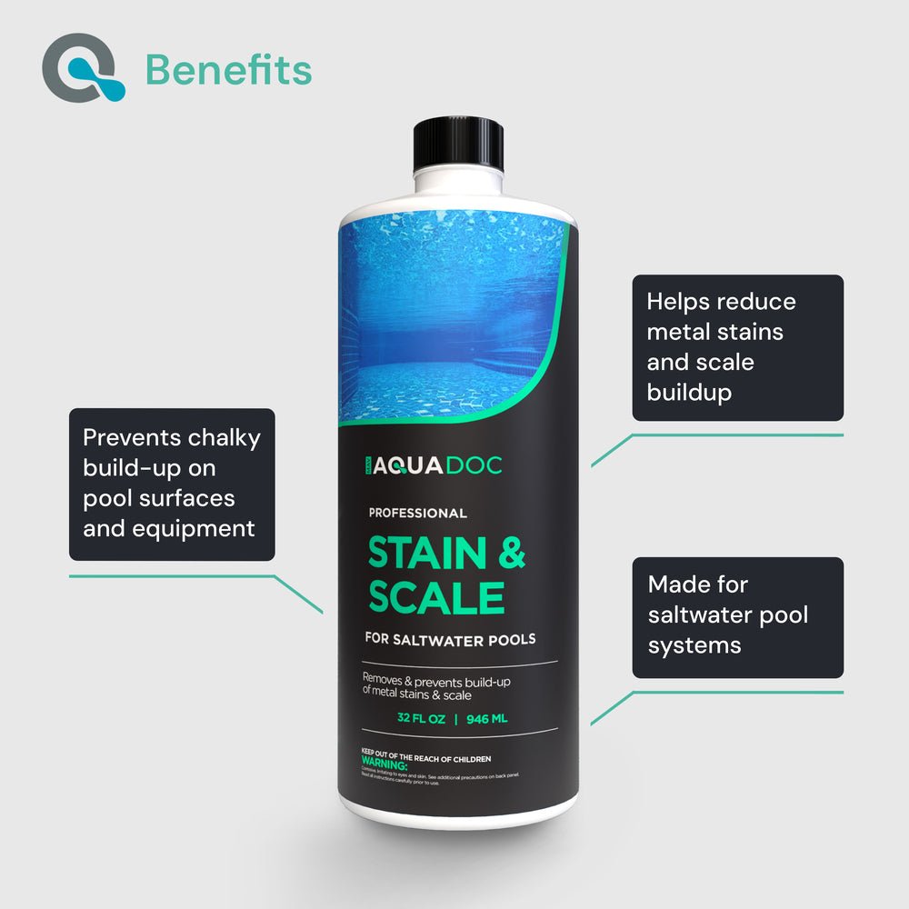 Stain and Scale Remover for Saltwater Pools AquaDoc